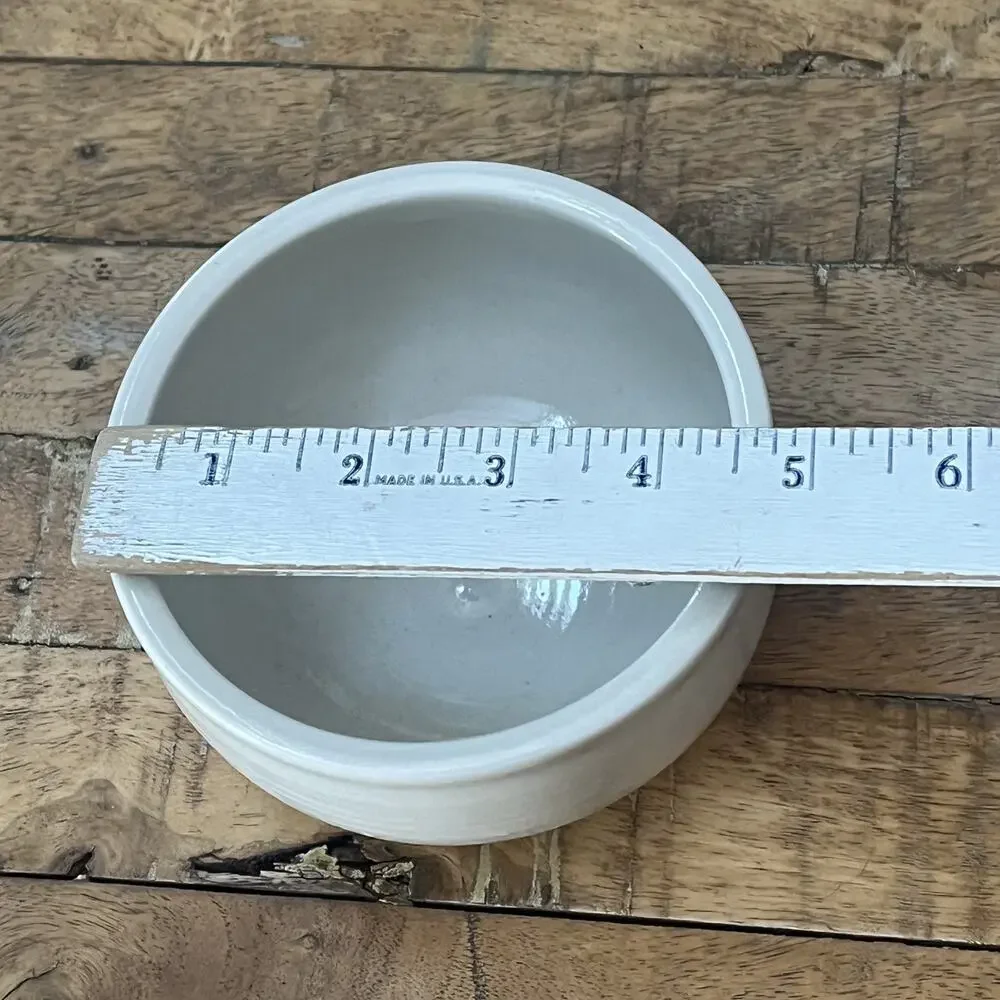 Art Studio Potter Matcha Bowl White Ceramic Tea Bowl 4.5